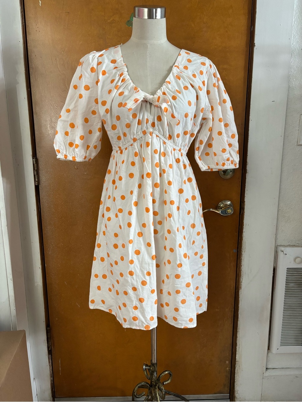 Sim & Sam Polka dot dress.  Large